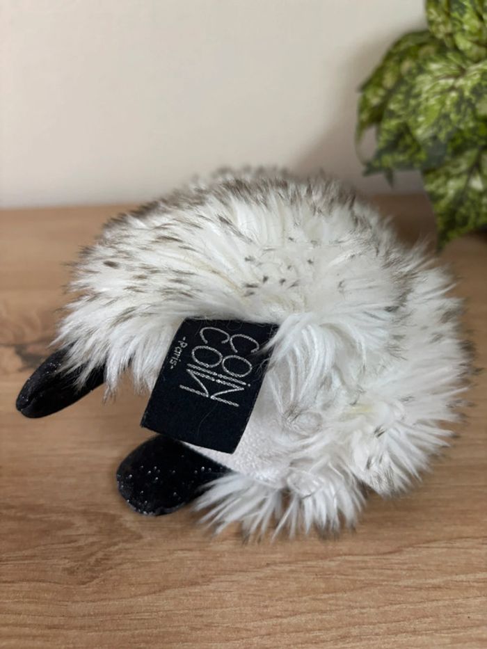 Doudou canard blanc noir smoking coin-coin doudou et compagnie - photo numéro 3