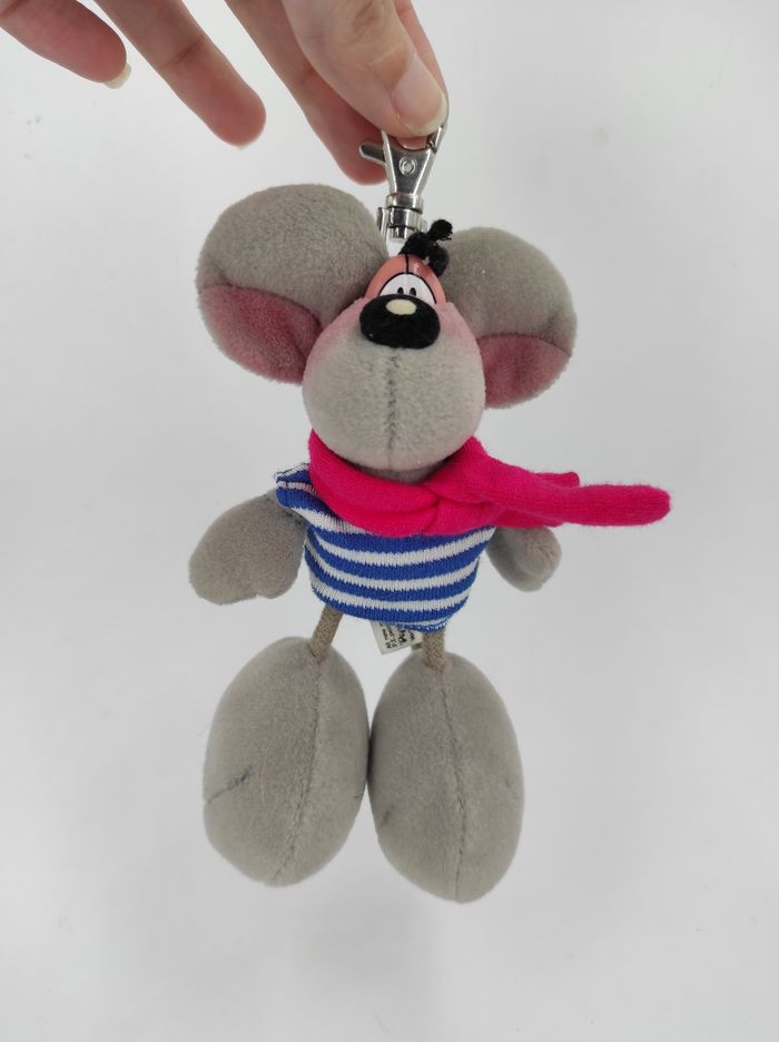 Porte-clés Diddl Gris T-shirt Rayé Depesche