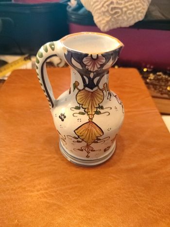 Pichet faience de rouen