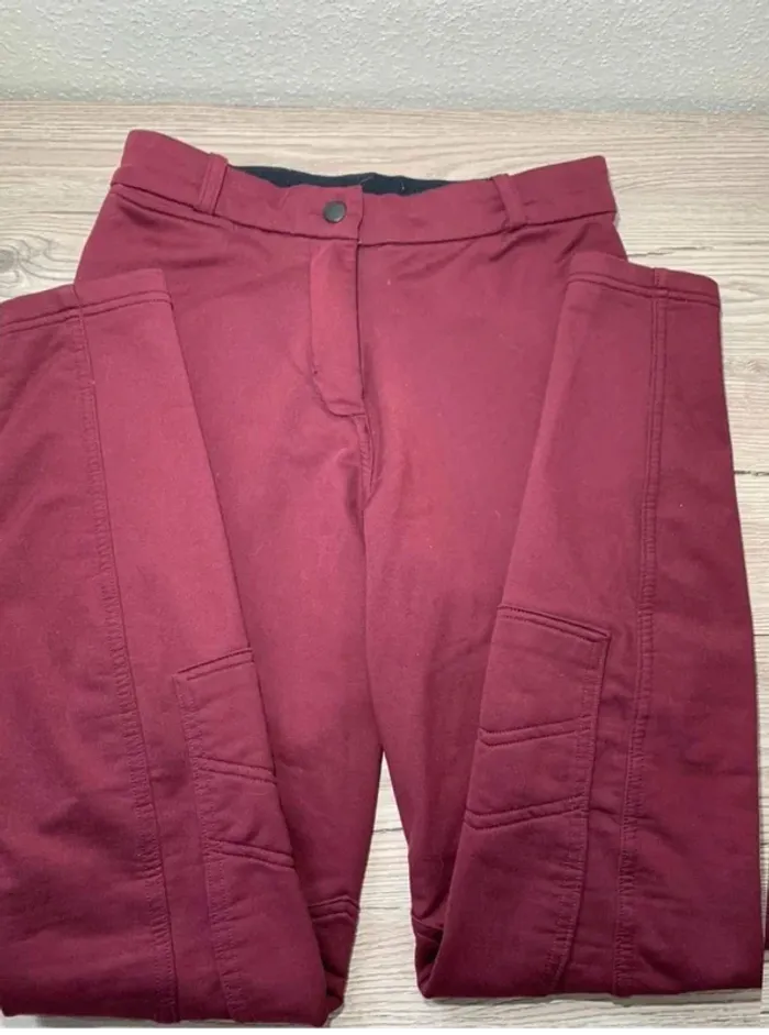 Pantalon  Fouganza  Hiver  Bordeaux  – Taille XS – Très bon  état - photo numéro 2