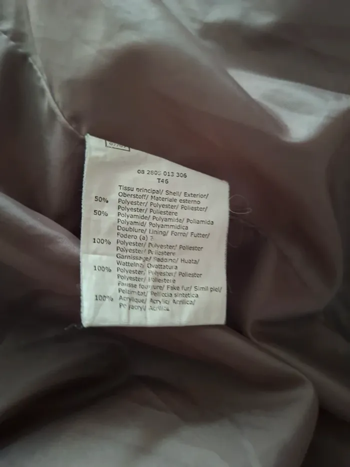 Fiorella di verdi,manteau doudoune marron, T 46 - photo numéro 10