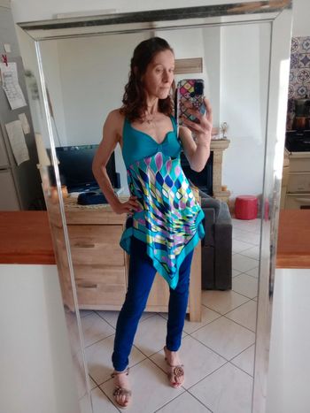 Top tunique femme 38 satiné c71