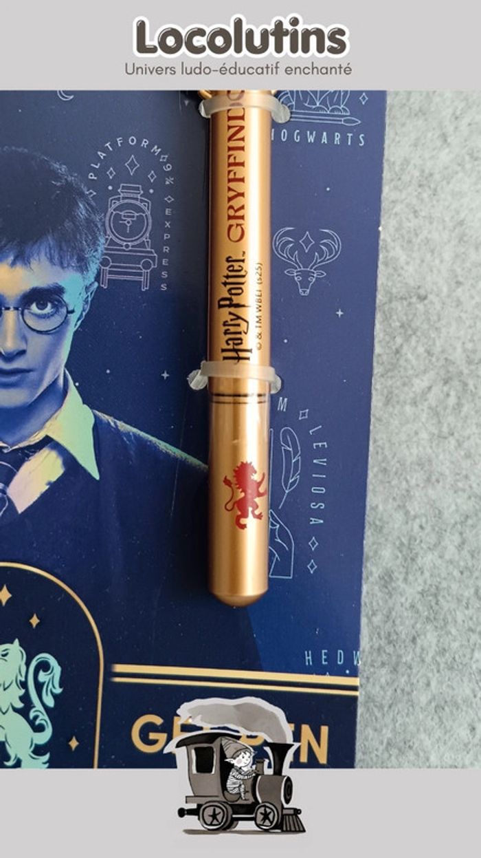 🚂 Stylo gel Harry Potter – Plume dorée Gryffondor - photo numéro 3