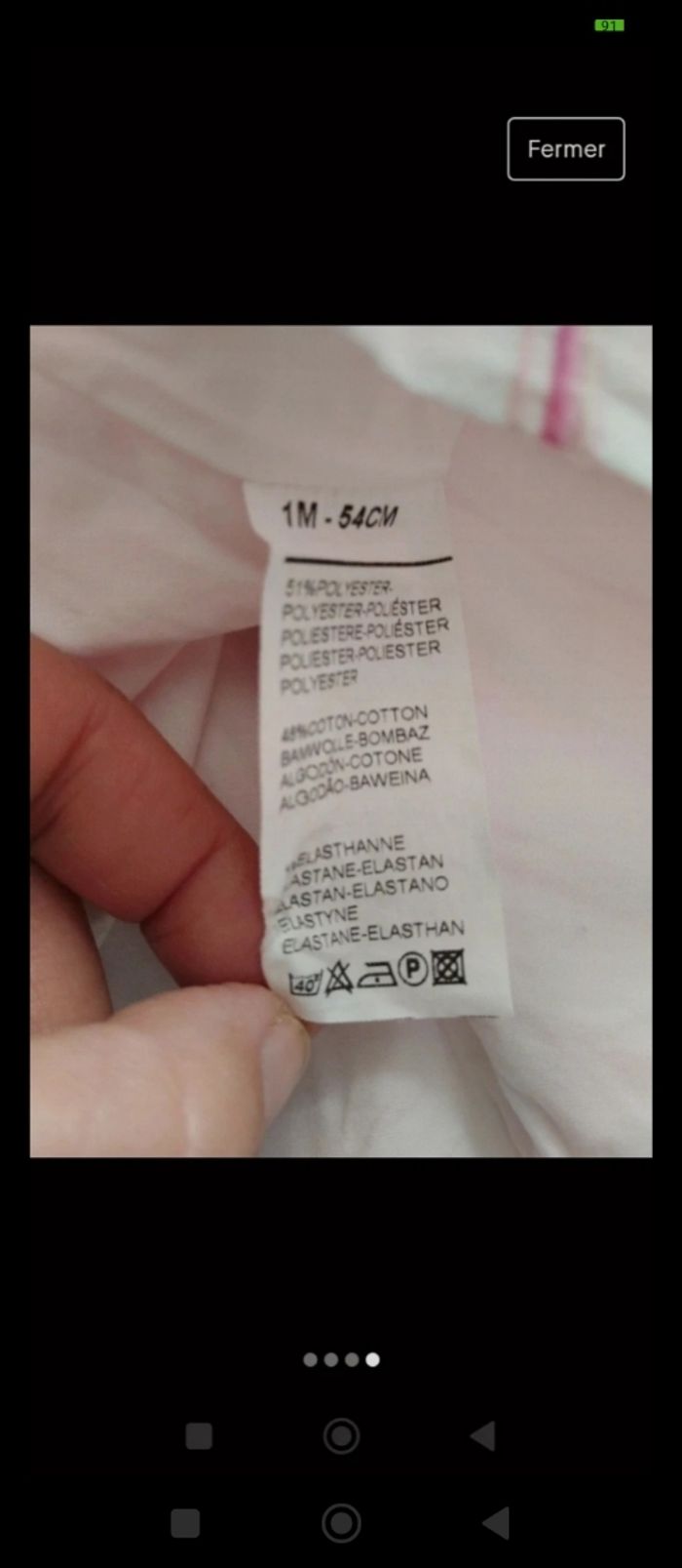 Robe d'été Tissaia taille 1 mois - photo numéro 4