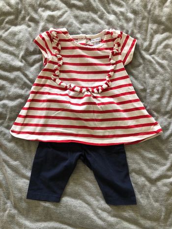 Ensemble tunique & legging 1 mois