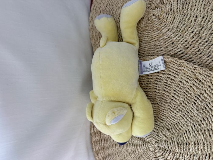 Doudou ours jaune couché MARESE - photo numéro 2