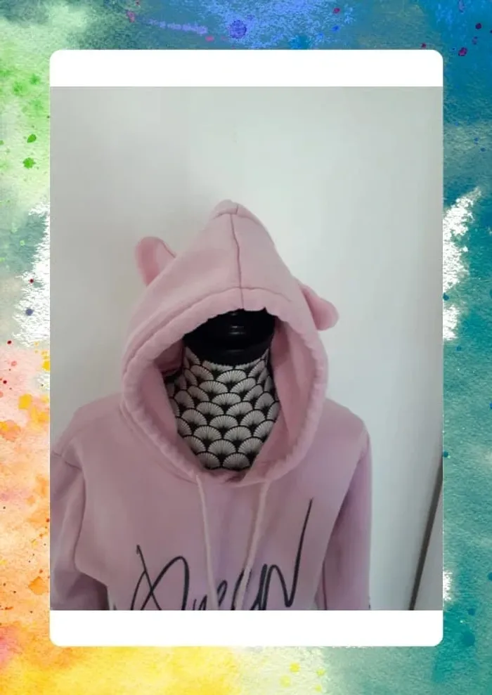 Sweat a capuche court  XXS - photo numéro 4