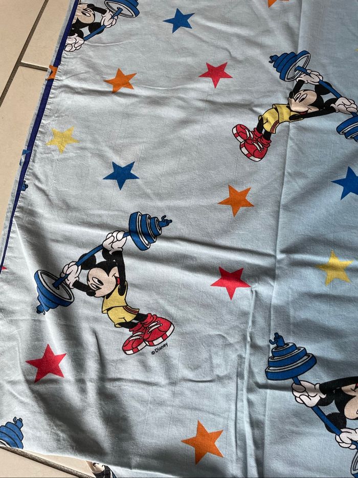 Housse couette vintage disney mickey mouse all american - photo numéro 6