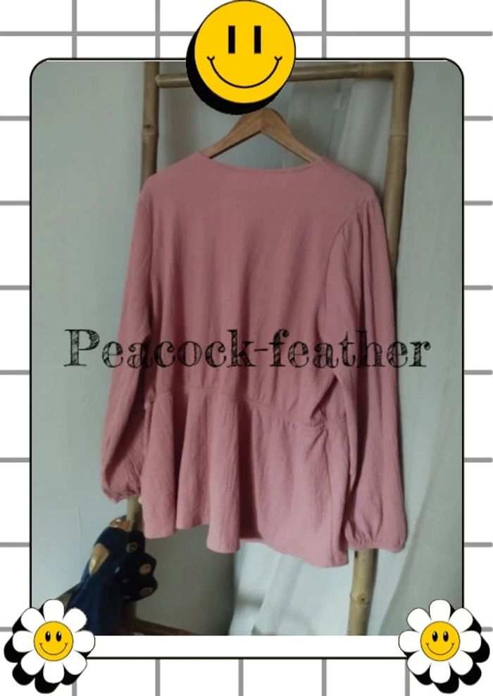 Blouse rose 44 xxl m&s mode - photo numéro 8