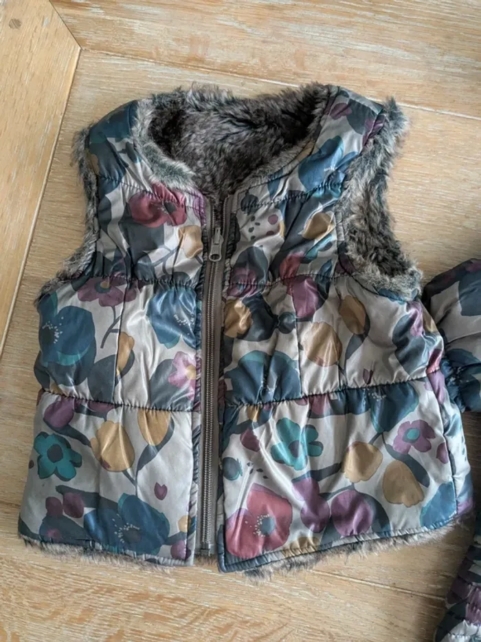 Manteau + doudoune catimini 5 ans - photo numéro 4