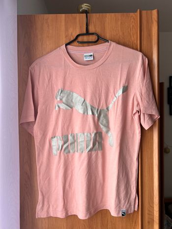T-shirt large rose Puma taille S