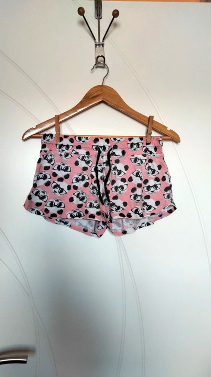Short de pyjama léger avec motif