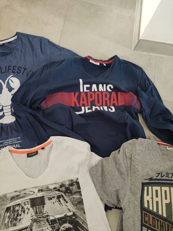 Lot 5 tee shirt Kaporal