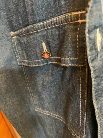 Chemise coton façon jean