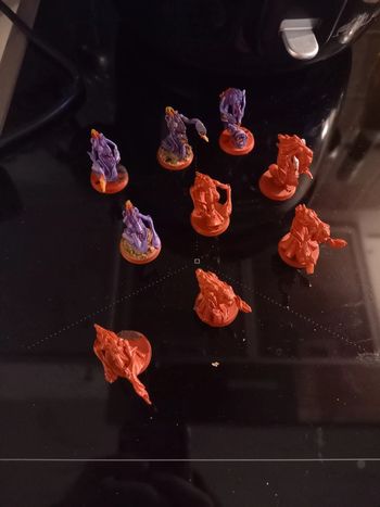 9 metal flamers of tzeentch chaos demons warhammer 40k fantasy battle tow