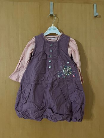Ensemble g baby robe et tee shirt taille 2 ans