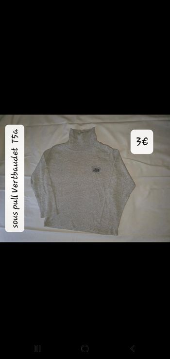 Sous pull Vertbaudet