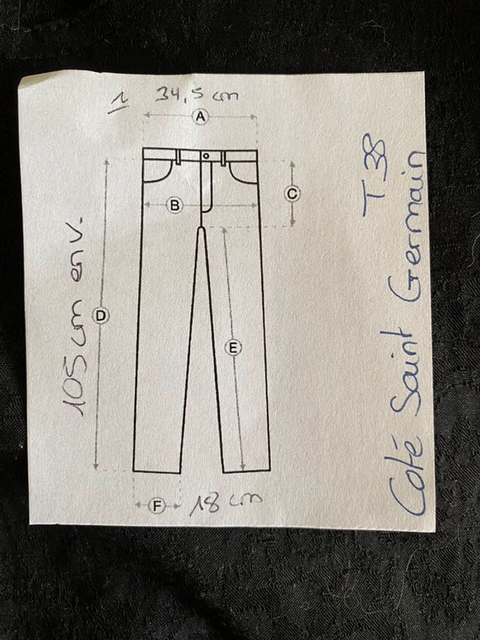 Pantalon Côté Saint Germain Taille 38 - photo numéro 7