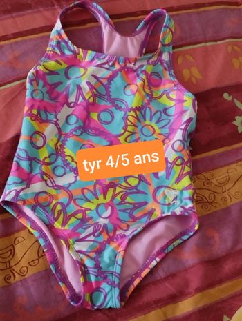 Maillot de bain fille TYR 4/5 ans