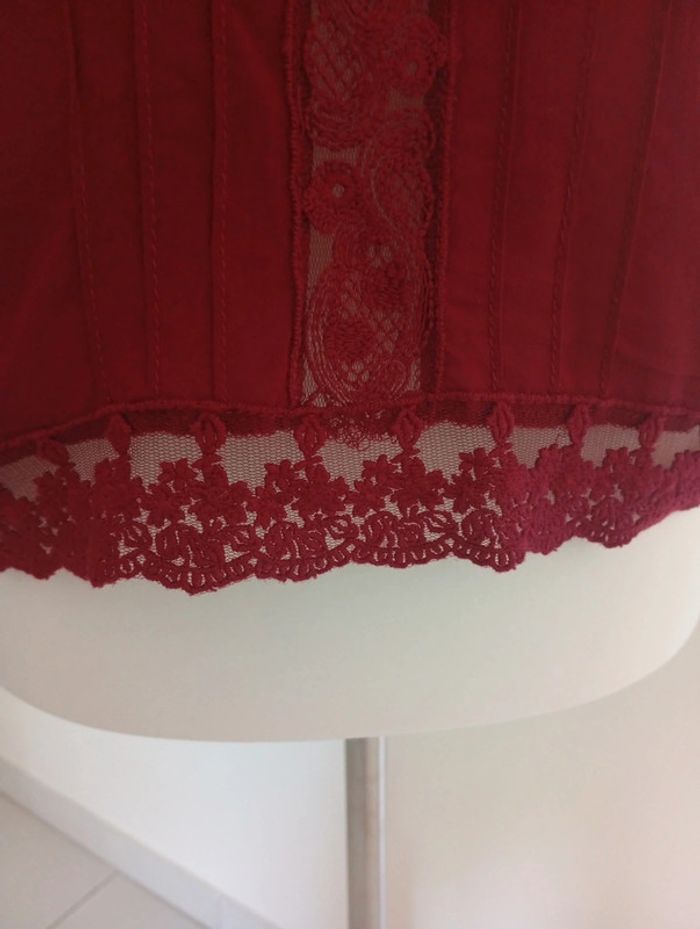 Promod - débardeur taille XS | bordeaux - printemps été - photo numéro 7
