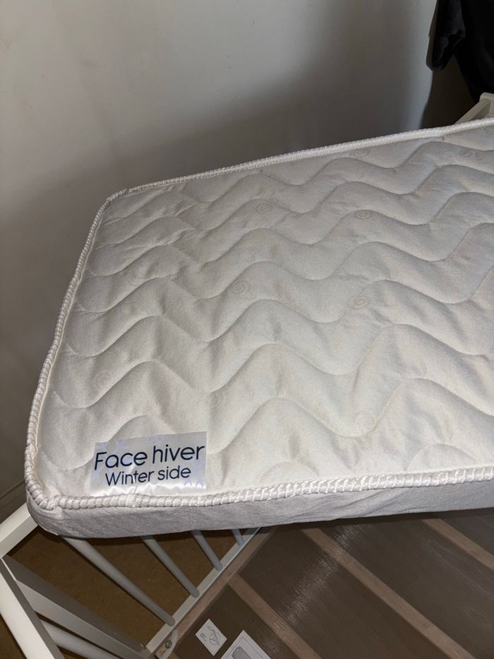 Lit bébé IKEA Gulliver + matelas TINÉO - photo numéro 4