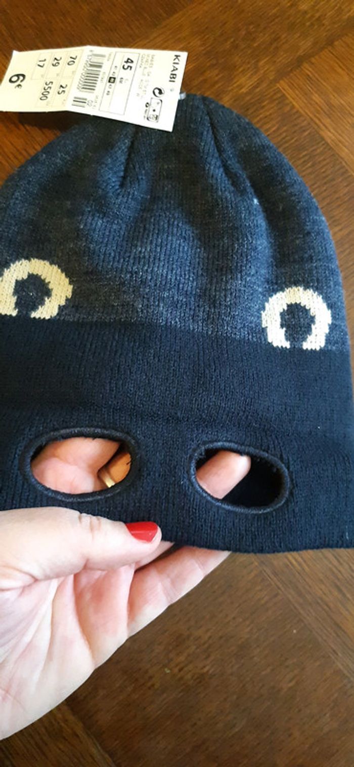 Bonnet masque neuf tour de tete 45 cm - photo numéro 2