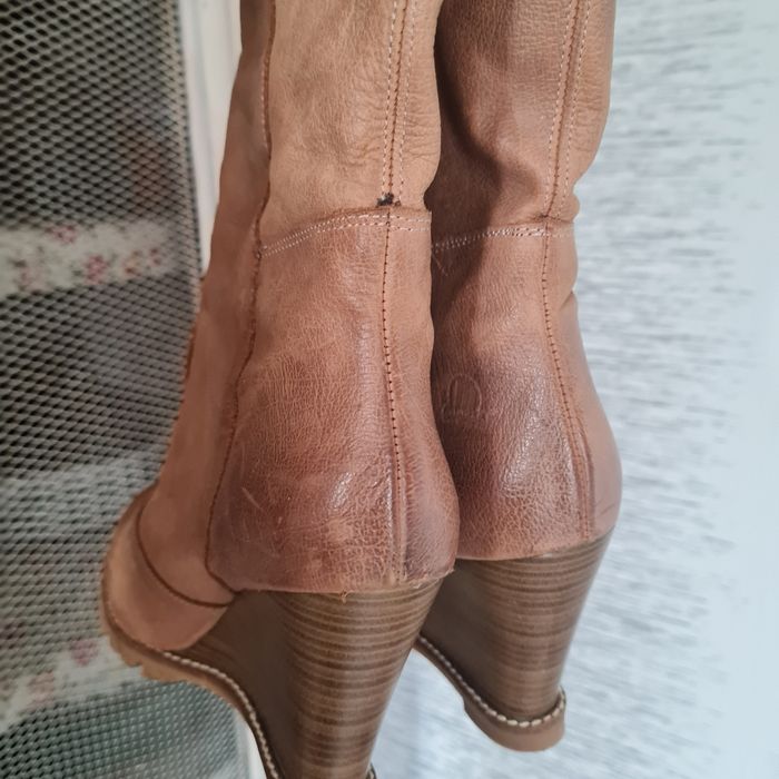 Bottes camel cuir mtng - photo numéro 8