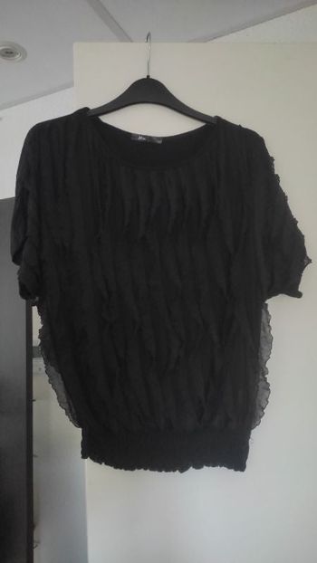 Tee shirt blousant noir