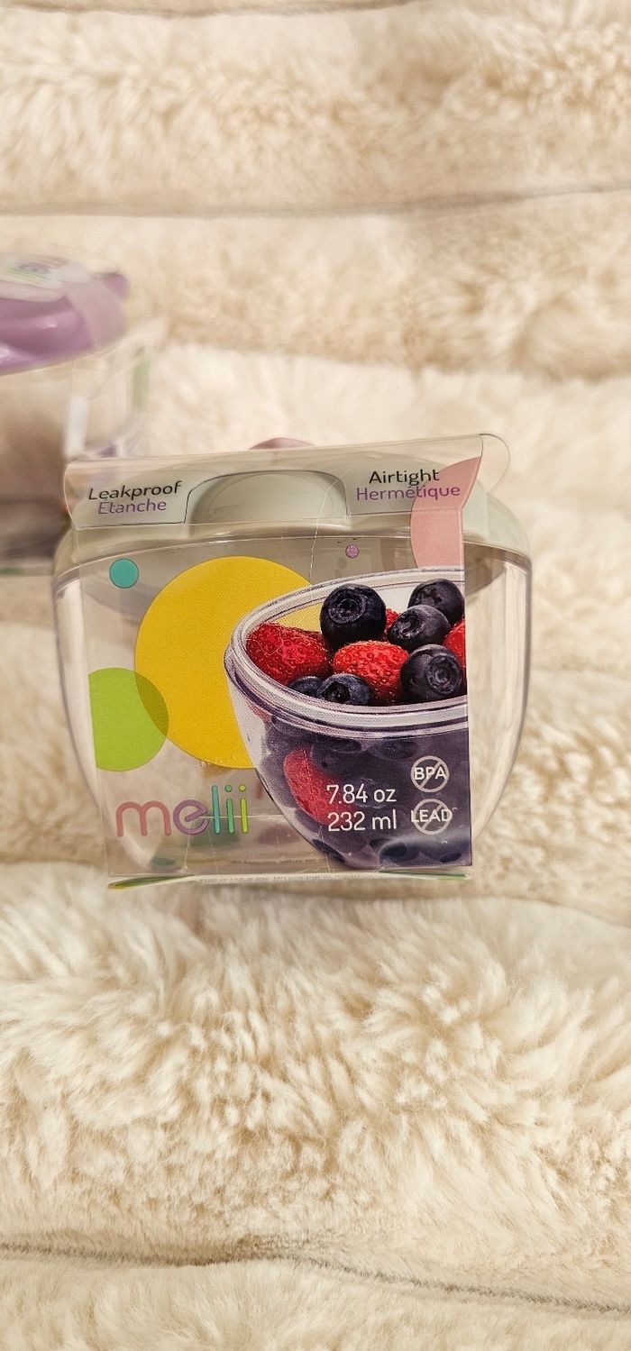 Lot de 2 boîtes a snack hermétique & étanches Melii Neufs - photo numéro 6