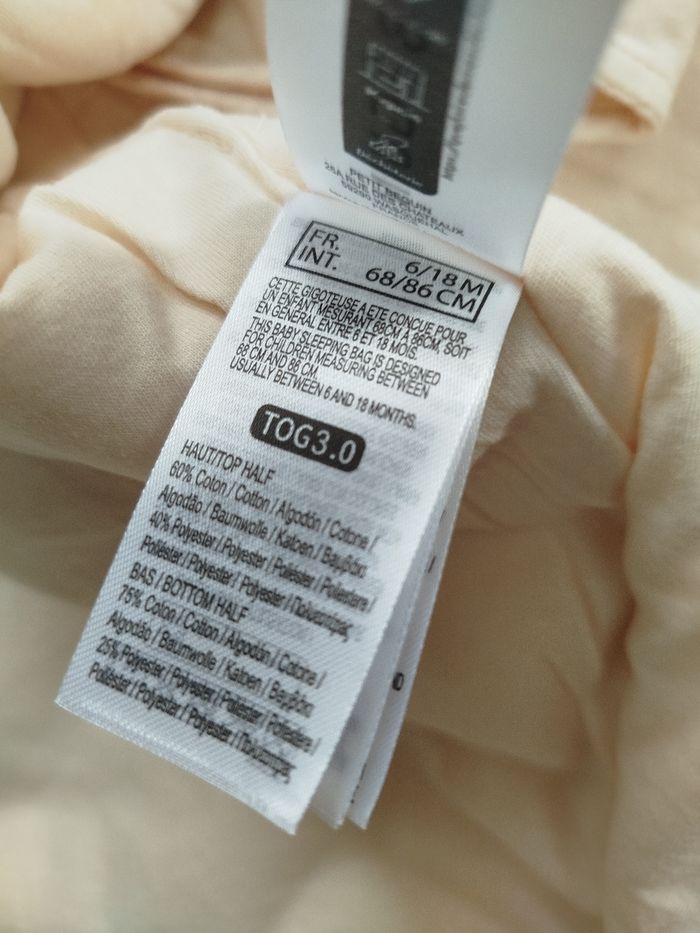 Gigoteuse petit béguin 6-18 mois TOG 3 neuf - photo numéro 4