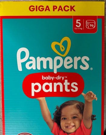 Giga pack Pampers Baby Dry Pants taille 5 96 couches