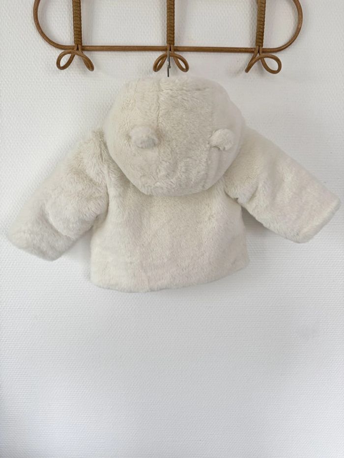 Manteau blanc, crème tout doux Sergent Major - photo numéro 3