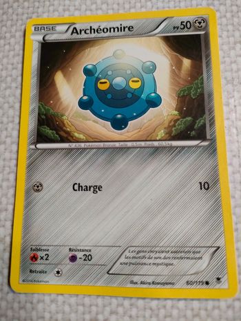 Carte pokémon Archéomire