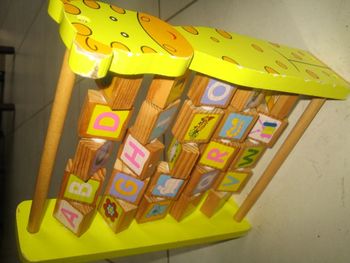 Abécédaire en bois