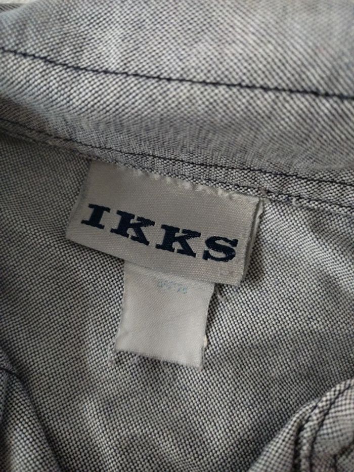 Chemise jeans bleu IKKS 10 ans - photo numéro 3