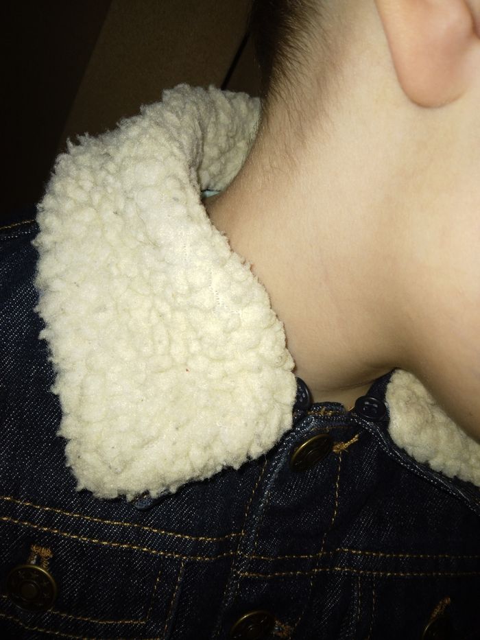 Veste en jeans moltone 5ans en TBE - photo numéro 4