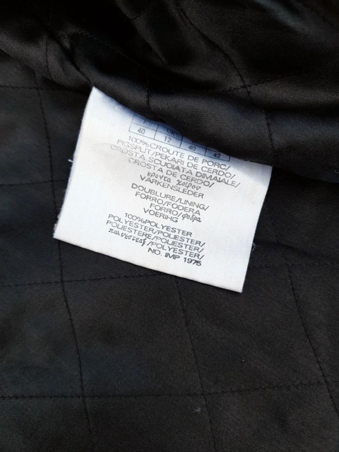 🏘Manteau veste imperméable T40 noir - photo numéro 4