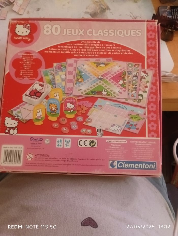 Je veux des jeux de Hello Kitty