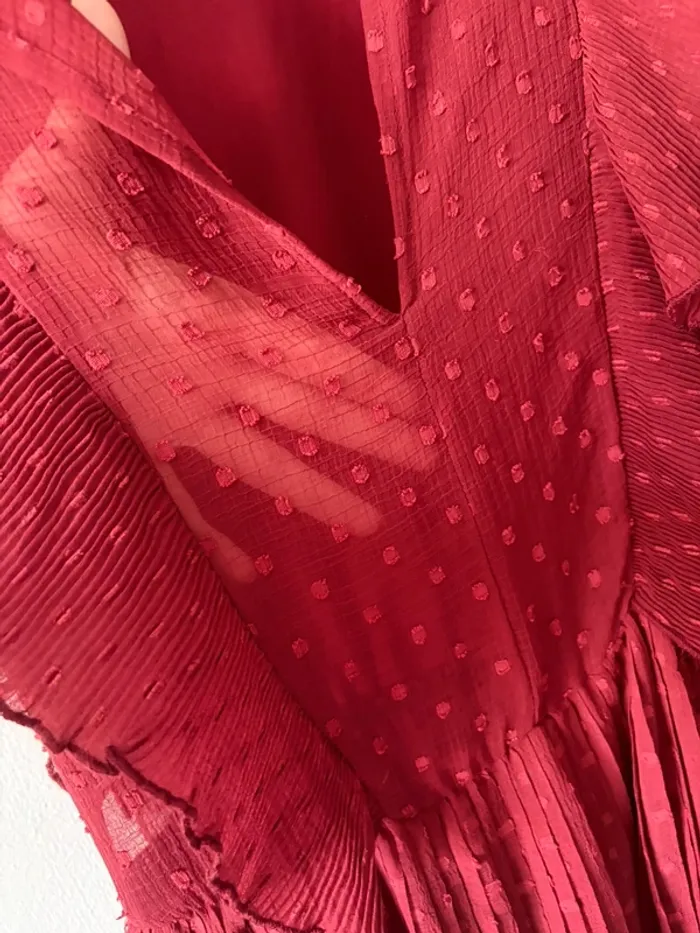 Robe rouge Zara - photo numéro 3