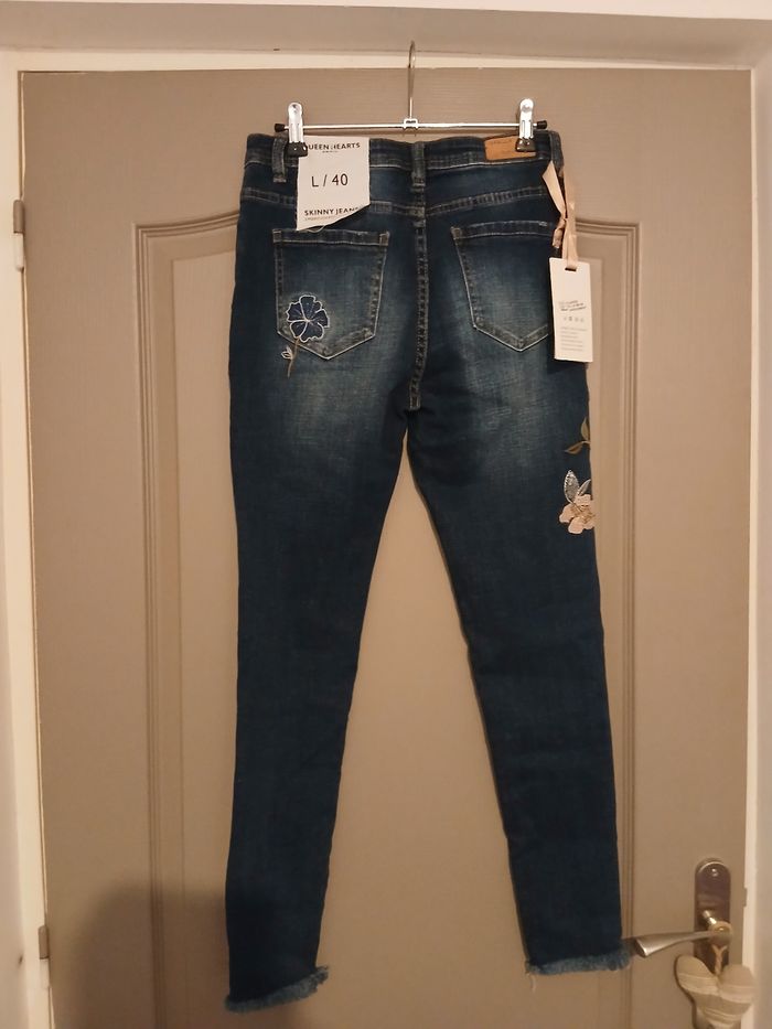 Jean fleurie queen hearts paris taille 40 - photo numéro 4