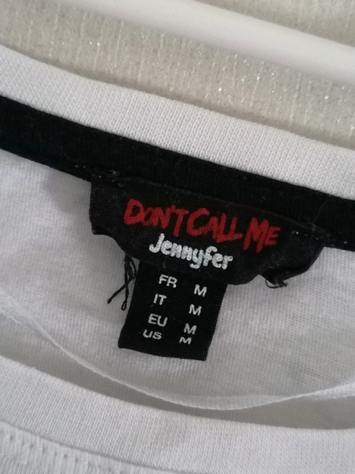 Tee-shirt court Don't call me M - photo numéro 2