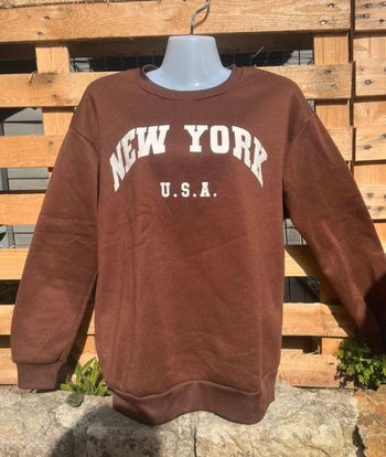 Sweat marron SHEIN - Taille XS (34 / US 2) - Très bon état