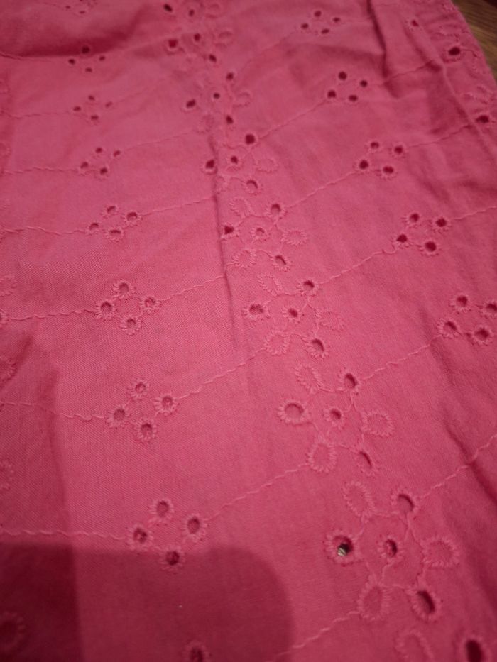 Pantalon fille en broderie anglaise 6 ans - photo numéro 2