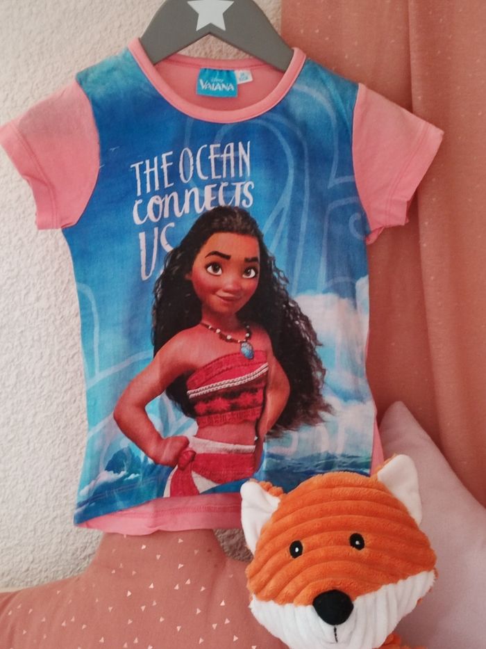 Tee shirt manches courtes Vaïana - 2 ans - Neuf - Disney - photo numéro 2