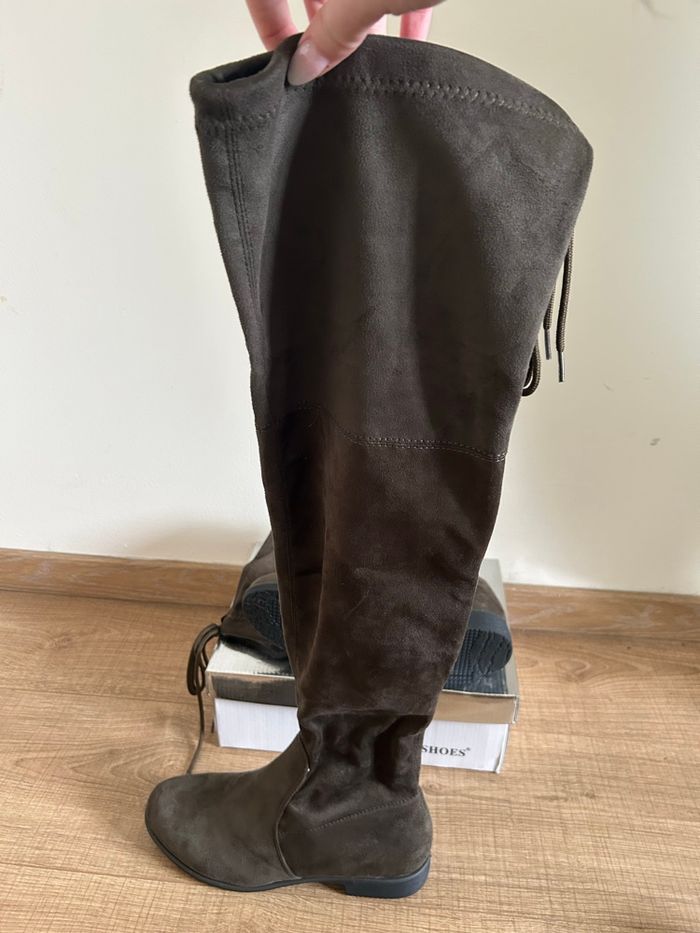 Bottes chaussettes plates neuves Kayla Shoes pointure 37 - photo numéro 7