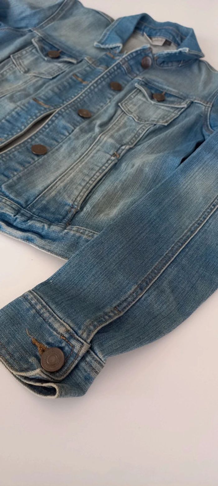 Veste en jean délavée femme - photo numéro 3
