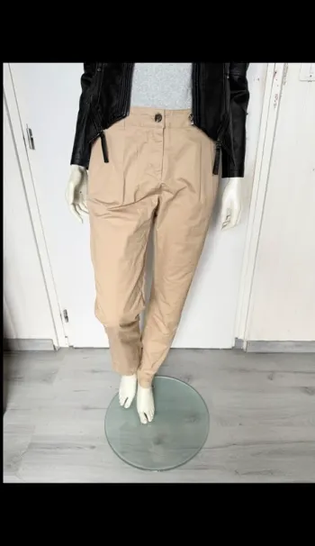 Pantalon chino ONLY femme – Taille 38/34 – beige – Neuf avec étiquette