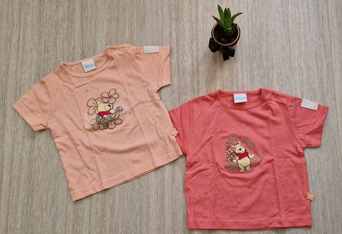 Lot de 2 T-shirts Winnie l'Ourson - 12 mois