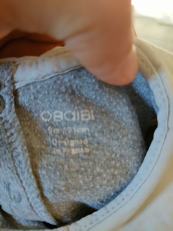 Pyjama velours 9 mois - photo numéro 2