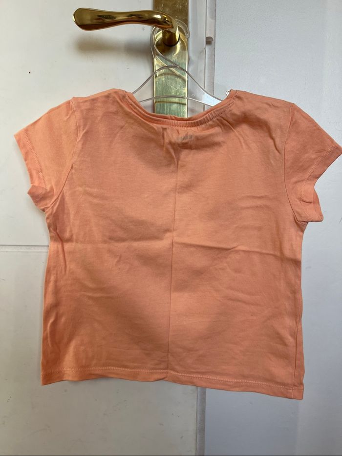 Tee-shirt Kiabi orange sequins - photo numéro 3